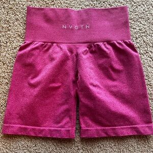 NVGTN Fuchsia High-Rise Pro Shorts